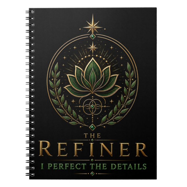The Refiner Archetype Self-Discovery Notebook (Front)