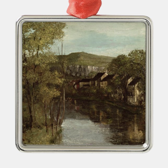 The Reflection of Ornans, c.1872 Metal Tree Decoration (Front)