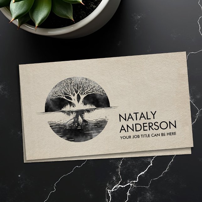 The reflection Tree of life  Business Card (Creator Uploaded)