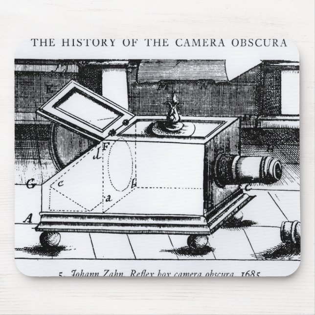 The reflex box camera obscura mouse mat (Front)