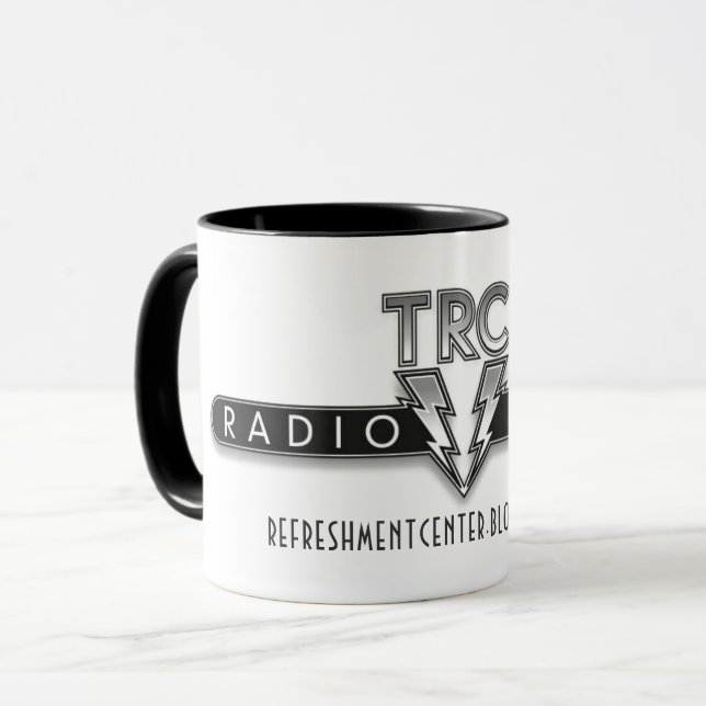 The Refreshment Centre || TRC Coffee Mug (Front Left)