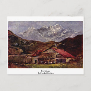 The Refuge By Courbet Gustave Postcard
