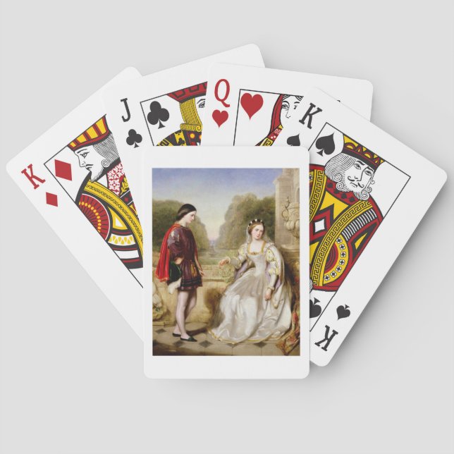 The Refusal (oil on canvas) Playing Cards (Back)