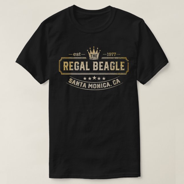 The Regal Beagle Funny Beagle  T-Shirt (Design Front)