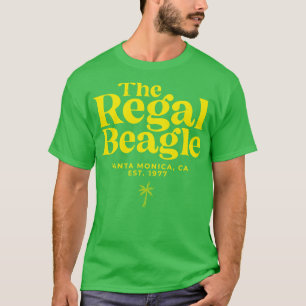 The Regal Beagle Santa Monica CA Est 1977 modern v T-Shirt
