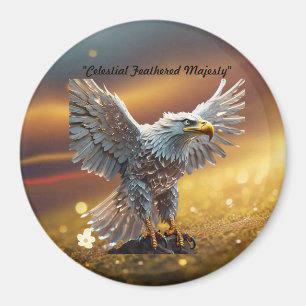 "The Regal Crystal Eagle" Magnet