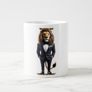 The Regal Lion-Not every lion is a king Large Coffee Mug
