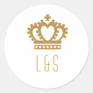The Regal Love Classic Round Sticker