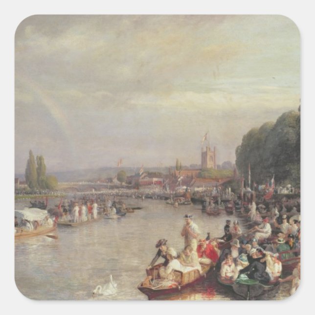 The Regatta Square Sticker (Front)