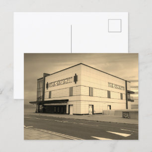 The Regent Cinema, Redcar Sepia Postcard