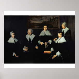 The Regentesses of the Old Men's Almhouse, Haarlem Poster