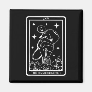 The Registered Nurse Tarot Card Rn Stethoscope Wit Magnet