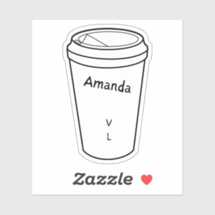 The Regulars of Amanda Lexie Amanda Coffee Sticker