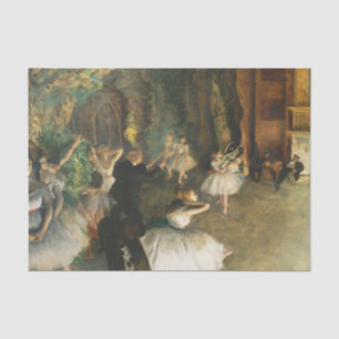 The Rehearsal of the Ballet Onstage, Degas Art Tissue Paper
