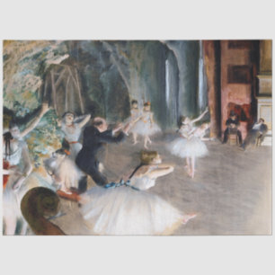 The Rehearsal Onstage, Edgar Degas Tissue Paper