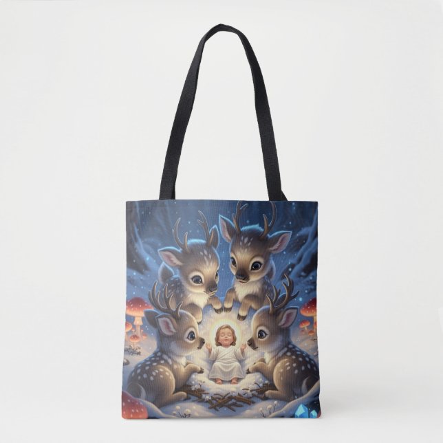 The Reindeers’ Lullaby Tote Bag (Front)