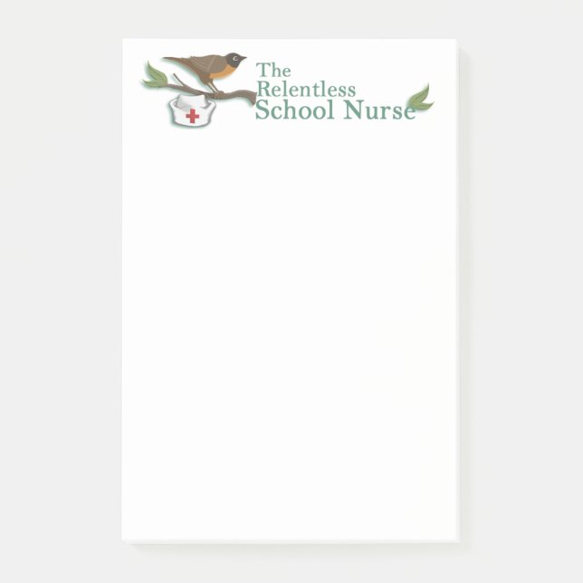 The Relentless School Nurse Jumbo Post-It Post-it Notes (Front)