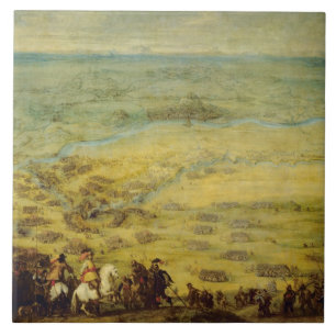 The Relief of the Fortress of Lerida Tile