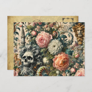 The Reliquary of Broken Dreams – Gothic Victorian Holiday Postcard