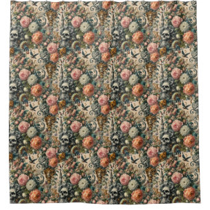 The Reliquary of Broken Dreams – Gothic Victorian Shower Curtain