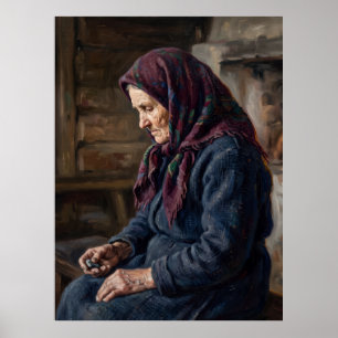 The Remembering Woman Spirit Portrait Poster
