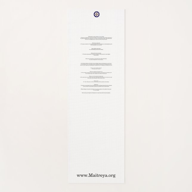 The Reminder Yoga Mat (Front)