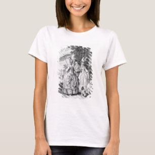 The Rendezvous at Marly, engraved by Carl Guttenbe T-Shirt