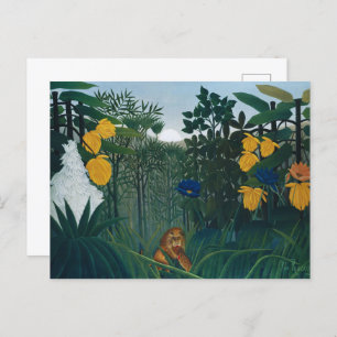 The Repast of the Lion Forest Green Postcard