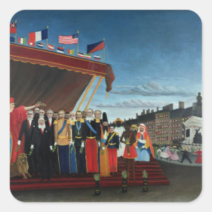 The Representatives of Foreign Powers Square Sticker