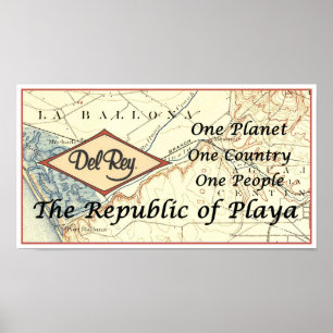 The Republic of Playa - La Ballona Poster