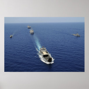 The Republic of the Philippines Navy ships Poster