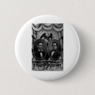The Republican Banner for 1860 - 1860 6 Cm Round Badge