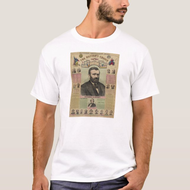 The Republican Chart Ulysses S. Grant by M.T. Boyd T-Shirt (Front)