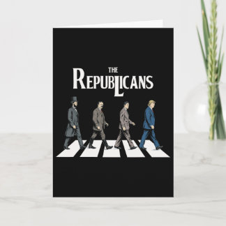 The Republicans Trump Reagan Roosevelt Lincoln Pre Card