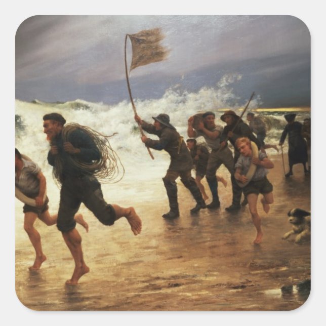 The Rescue Square Sticker (Front)