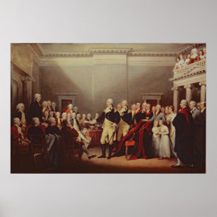 The Resignation of George Washington Poster