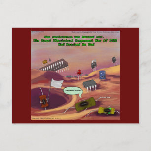 The Resistance Funny Electrical Component Postcard