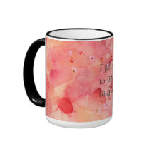 The Rest of My Life Laughing 15 oz Ringer Mug