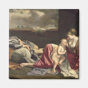 The Rest on the Flight into Egypt, 1628 Magnet