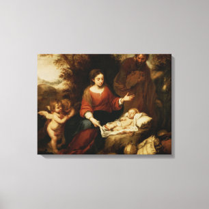 The Rest on the Flight into Egypt Canvas Print