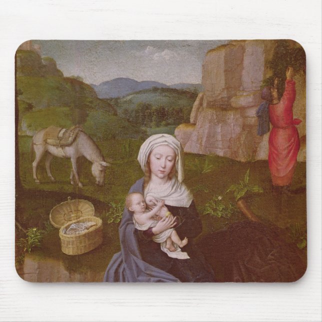 The Rest on the Flight into Egypt Mouse Mat (Front)