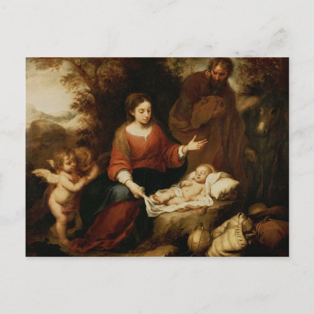 The Rest on the Flight into Egypt Postcard (Front)
