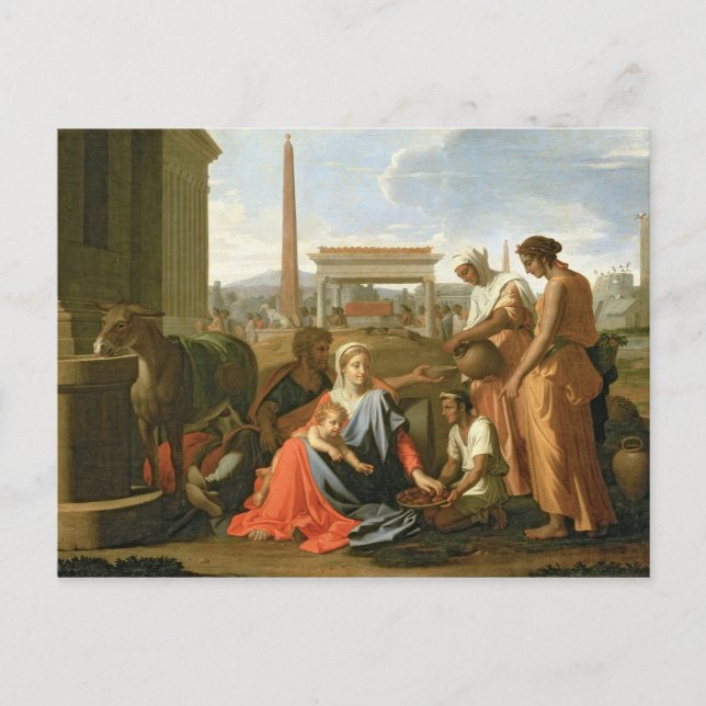 The Rest on the Flight into Egypt Postcard (Front)