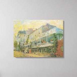 The Restaurant de la Sirene at Asnieres - van Gogh Canvas Print