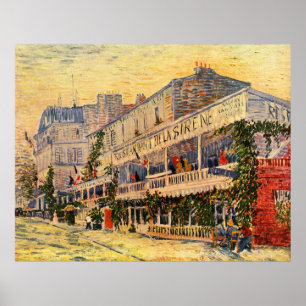 The Restaurant de la Sirene van Gogh  Poster