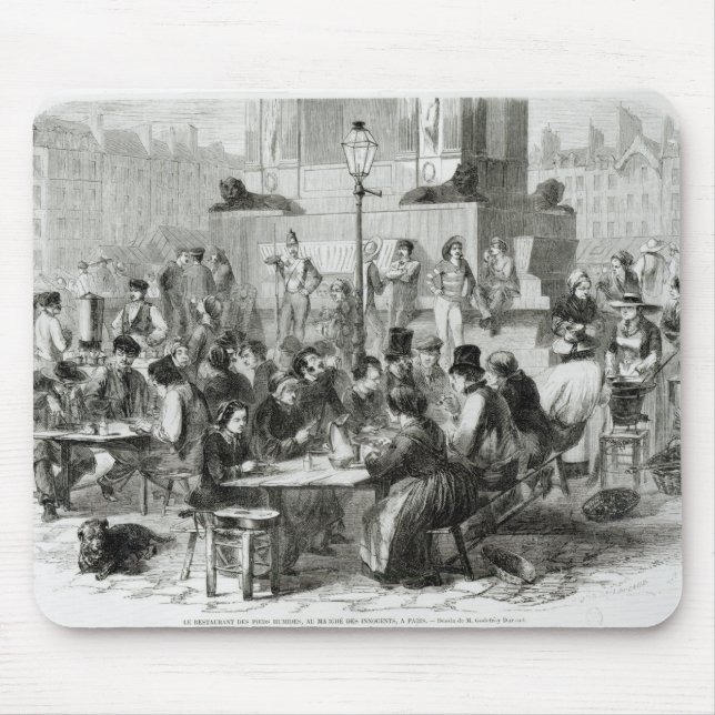 The Restaurant of wet feet Mouse Mat (Front)