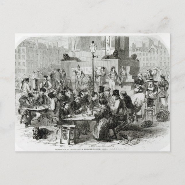 The Restaurant of wet feet Postcard (Front)