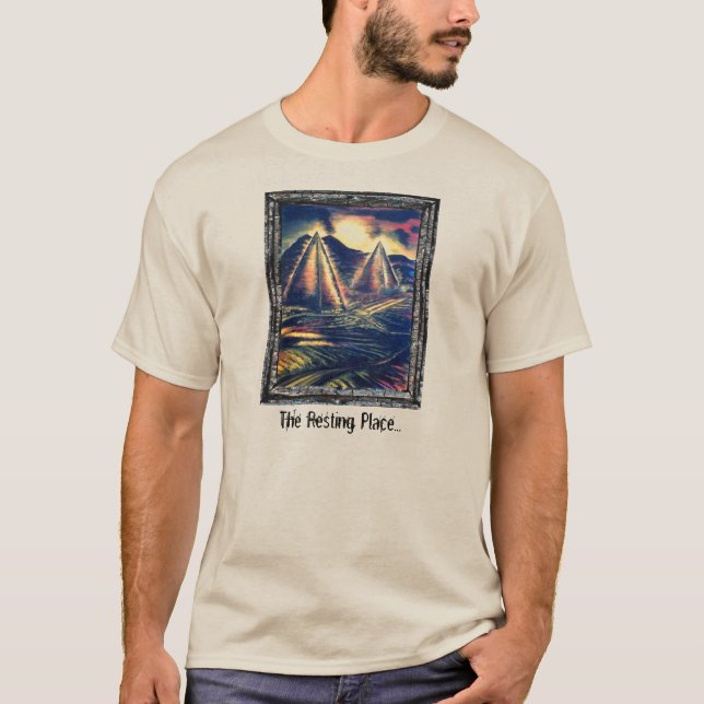 The Resting Place, Pyramids T-Shirt (Front)