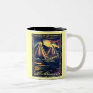 The Resting Place, Pyramids Two-Tone Coffee Mug