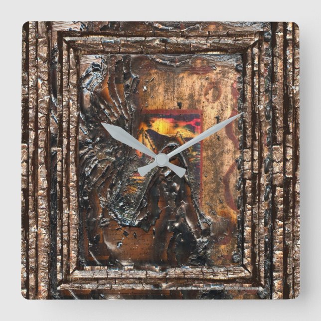 The Resting Place Square Wall Clock (Front)